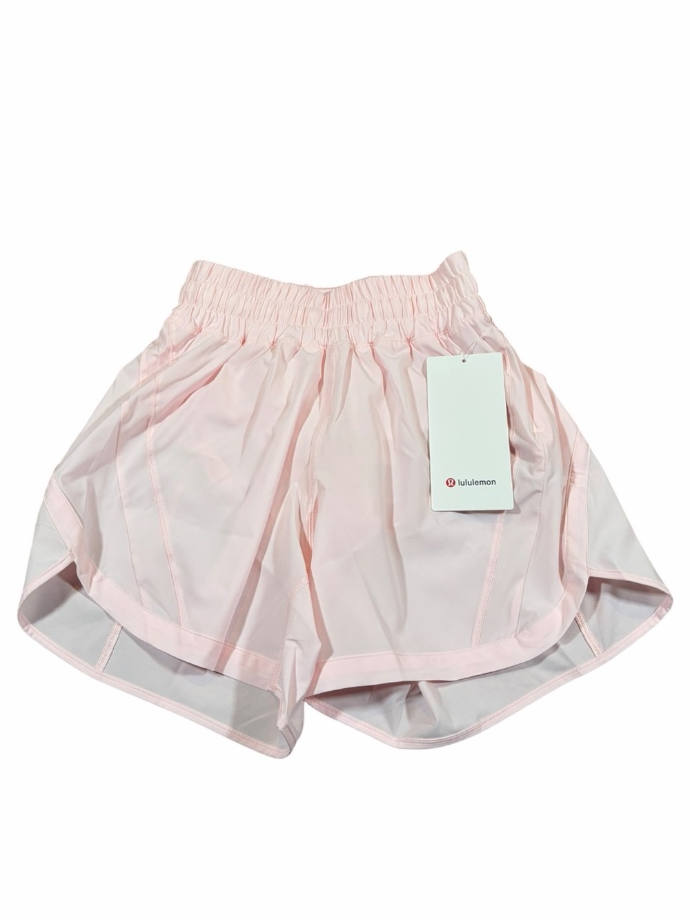 NWT Lululemon Track That High-Rise Lined Short *5” (Pink Pearl) Size 4